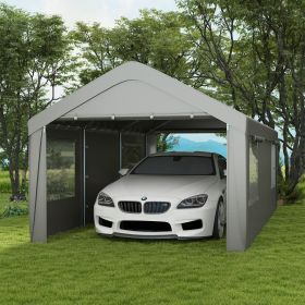 10' x 20' Carport (Option: Gray-1950x380x270 mm)